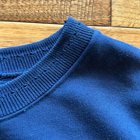 Vtg Northern Reflections sweatshirt with pointelle collar and cuffs - Picture 4 of 5